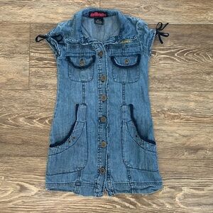 Dollhouse Kids Girls Size 7 Jean Dress